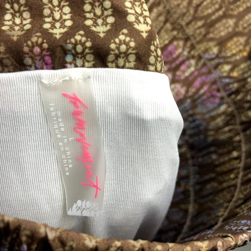 Free People Movement Running Shorts Womens Large L Active Lined Boho High Rise - Picture 8 of 11